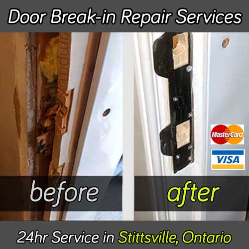 Door break in repair service in Stittsville Ontario